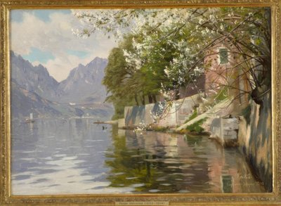 Vårdag vid Luganosjön av Peder Monsted