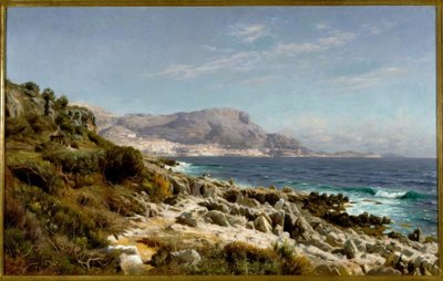 Kusten nära Monte Carlo av Peder Monsted