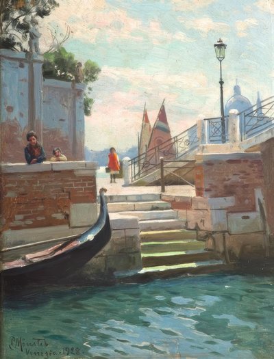 P.Mönsted, Sommertag in Venedig av Peder Monsted