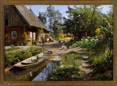 Solig dag på landet av Peder Monsted
