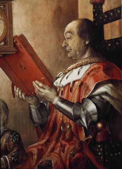 Dubbelporträtt av Frederic III de Montefeltro (Federico da Montefeltro av Pedro Berruguete