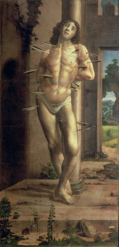 St. Sebastian (panel) av Pedro Berruguete