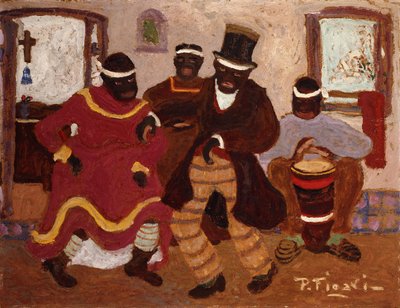 Afrikansk nostalgi (Candombe); Afrikansk nostalgi (Candombe) av Pedro Figari