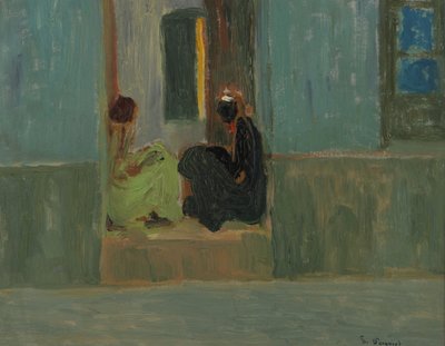 Svart på dörren eller svart i korridoren av Pedro Figari