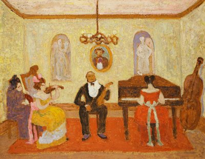 Väntar på ingången av Pedro Figari