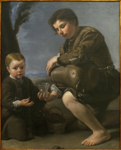 Vinförsäljaren. Målning av Pedro Nunez de Villavicencio (ca 1640-ca 1698), olja på duk, ca 1685. Museum of Fine Arts i Sevilla, Spanien. av Pedro Nunez de Villavicenzio
