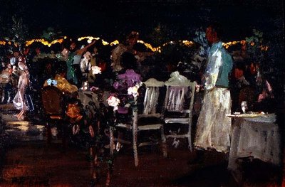 Takterrassen (olja ombord) av Pedro Ribera