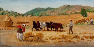 Harvest in Anticoli av Pedro Weingärtner