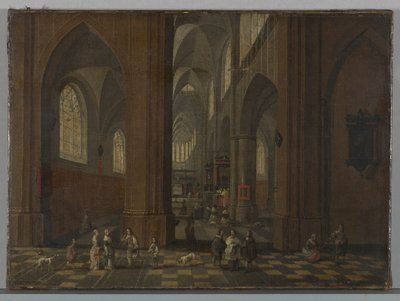 Kyrkans interiör av Peeter Neeffs the Elder