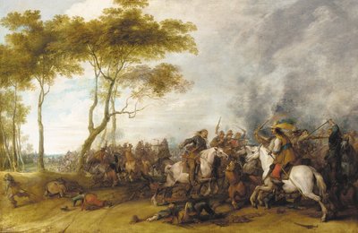 En kavalleristrid av Peeter Snayers