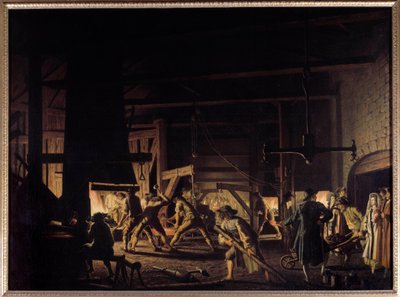 En smedja från 1700-talet av Pehr Hilleström