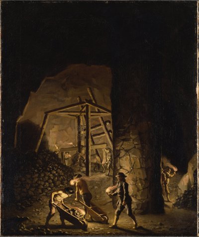 Ett galleri i Faluns koppargruvor av Pehr Hilleström