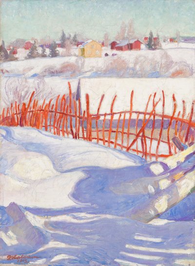 By på vintern av Pekka Halonen