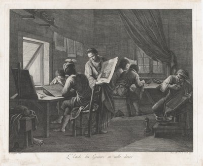 Tryckverkstaden, 1750-1800., 1750-1800. av Pellegrino dal Colle