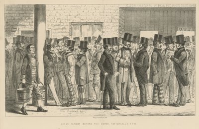 Söndag innan derbyt av Percy Cruikshank