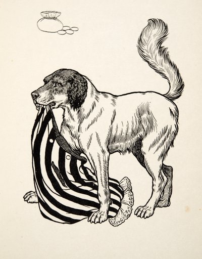 A Good FINder, från A Hundred Anecdotes of Animals, pub. 1924 (gravyr) av Percy J. Billingshurst