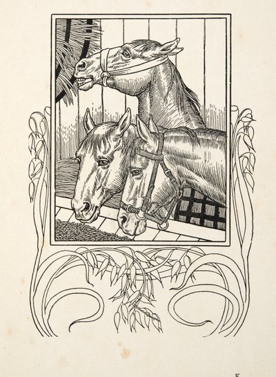 Assisting the Aged, från A Hundred Anecdotes of Animals, pub. 1924 av Percy J. Billingshurst