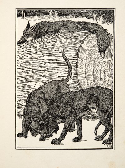 Cunning as a Fox, från A Hundred Anecdotes of Animals, pub. 1924 av Percy J. Billingshurst