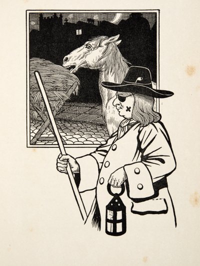 Foraging, från A Hundred Anecdotes of Animals, pub. 1924 av Percy J. Billingshurst