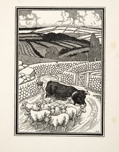 Going to Market, från A Hundred Anecdotes of Animals, pub. 1924 av Percy J. Billingshurst