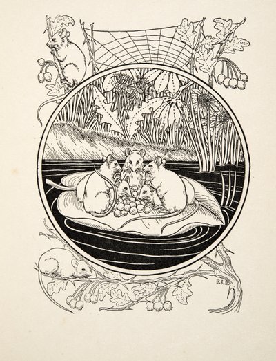 Möss som navigatorer, från A Hundred Anecdotes of Animals, pub. 1924 av Percy J. Billingshurst