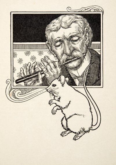 Musikaliska möss, från A Hundred Anecdotes of Animals, pub. 1924 av Percy J. Billingshurst
