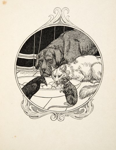 Udda broderskap, från Hundra anekdoter av djur, pub. 1924 av Percy J. Billingshurst