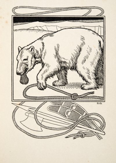 Sagacious Bruin, från A Hundred Anecdotes of Animals, pub. 1924 av Percy J. Billingshurst