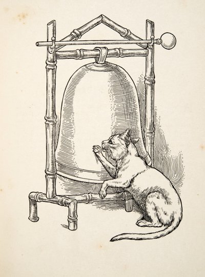 The Dinner Bell, från A Hundred Anecdotes of Animals, pub. 1924 av Percy J. Billingshurst