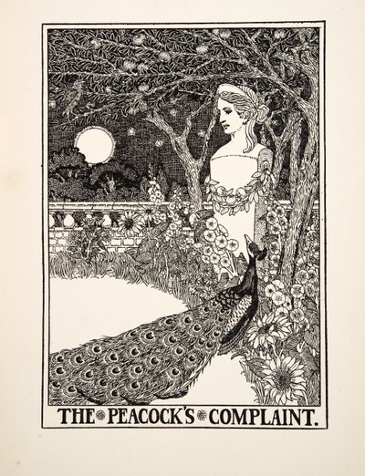The Peacocks Complaint, från A Hundred Fables of Aesop, pub.1903 av Percy J. Billingshurst