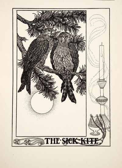 The Sick Kite, från A Hundred Fables of Aesop, pub.1903 av Percy J. Billingshurst
