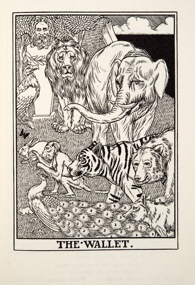 The Wallet, från Fontaine Fables, pub. 1905 av Percy J. Billingshurst