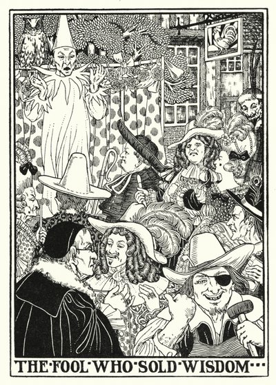 Fables of La Fontaine: Dåren som sålde visdom (litho) av Percy James Billinghurst