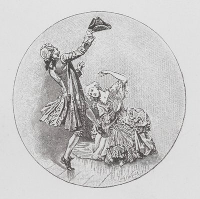 Dans (litho) av Percy Macquoid