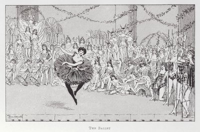 Dans: The Ballet (litho) av Percy Macquoid