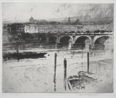 Waterloo Bridge av Percy Robertson