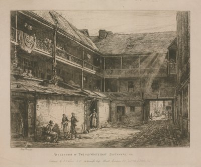 The Old White Hart, Southwark av Percy Thomas