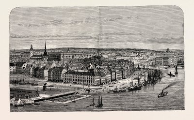 Stockholm, Sweden (engraving) av Percy William Justyne