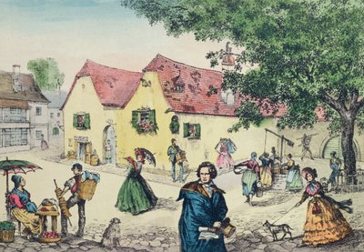 Heiligenstadt Testament House i Wien där Beethoven vistades i ett försök att bota sin dövhet av Perger