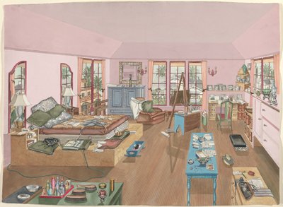 Sovrum, 1940 av Perkins Harnly
