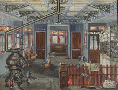 El Station Interiör av Perkins Harnly