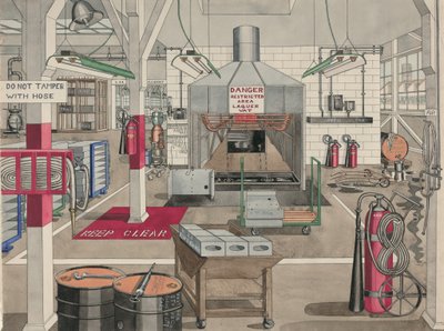 Japan Lacquer Dipping Vat, 1946. av Perkins Harnly
