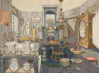 Rum Hus Säng-Vardagsrum, 19351942. av Perkins Harnly