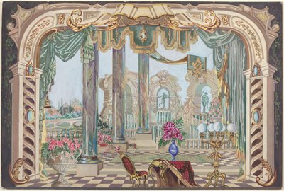 Scenbakgrund, 19351942. av Perkins Harnly