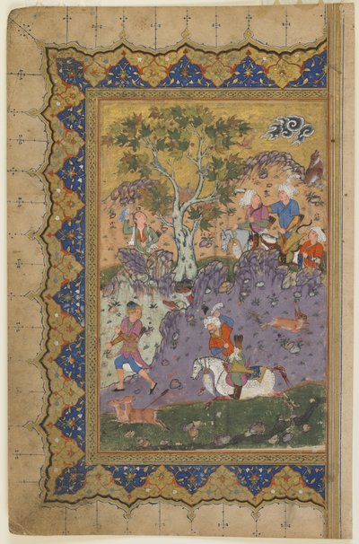 En prins på jakt, ca 1600 av Persian School