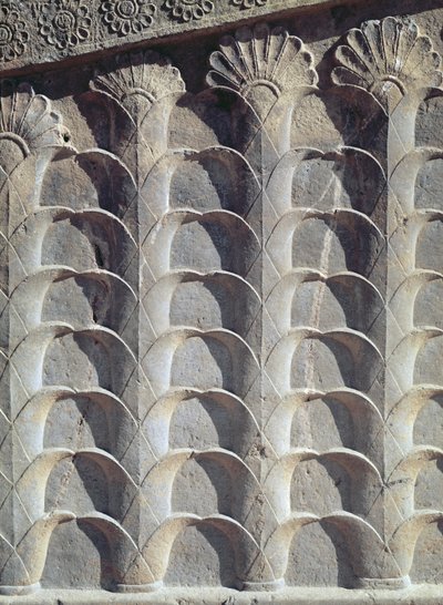 Dekorativ relief från den östra trappan i Apadana (publikens sal) Achaemenian period, 550-330 f.Kr. av Persian School