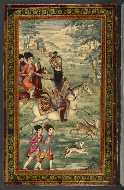 IO Islamic 3558 Porträtt av Fath-Ali Shah Qajar, 