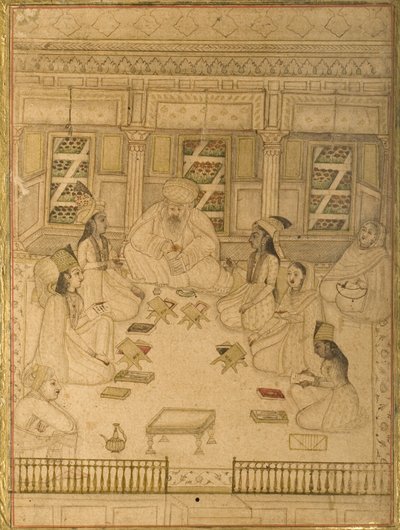 Manuskript av Gulistan av Sadi, 1787 av Persian School