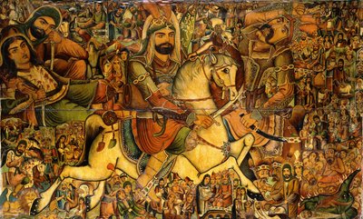 Slaget vid Karbala, 1800-talet av Persian School