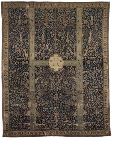 Wagners trädgårdsmatta, tidigt 1600-tal av Persian School